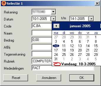 ScreenShot selectie